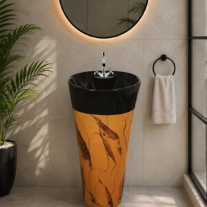 One Pc Pedestal Basin
